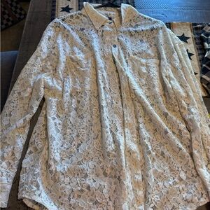 Daytrip Cream Lace Top